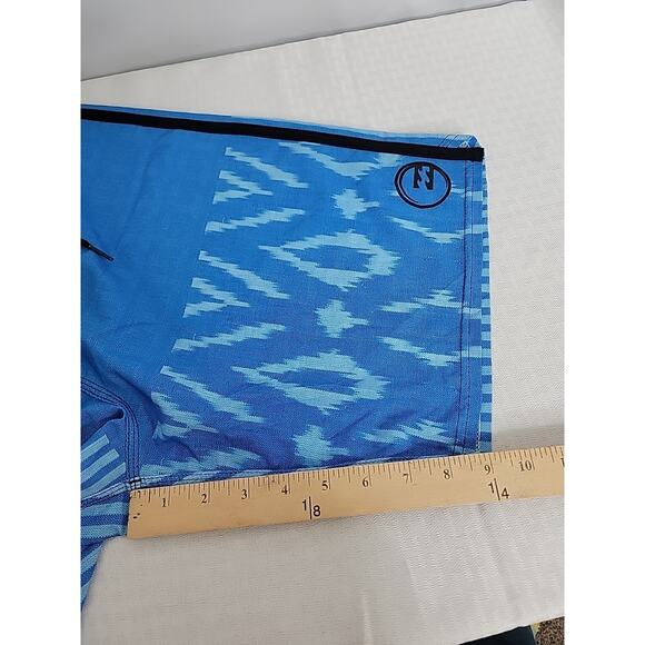 Billabong Platinum X Swim Trunk Surf Board Shorts Blue Mens Size Approx 32 EUC - Picture 7 of 9